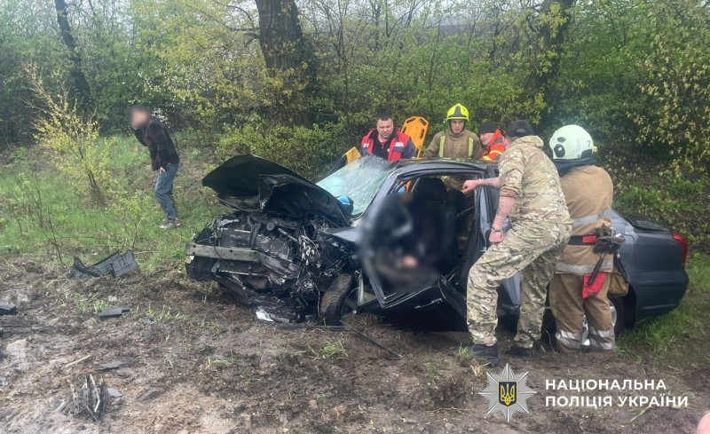 На Полтавщині зіткнулися легковики: поранені четверо людей, серед них – семирічний хлопчик