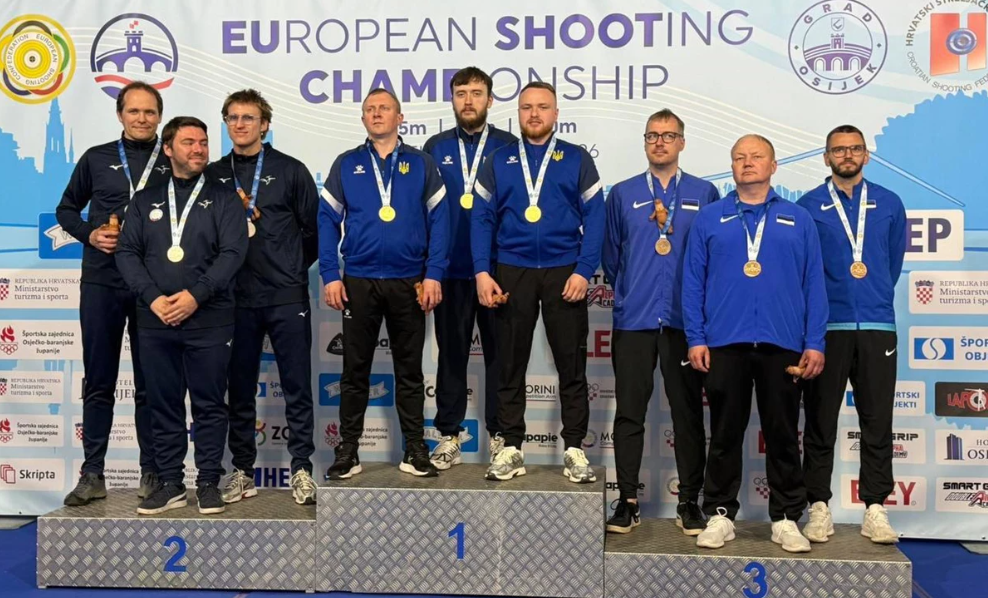 Полтавець здобув золоті медалі на чемпіонаті Європи з кульової стрільби