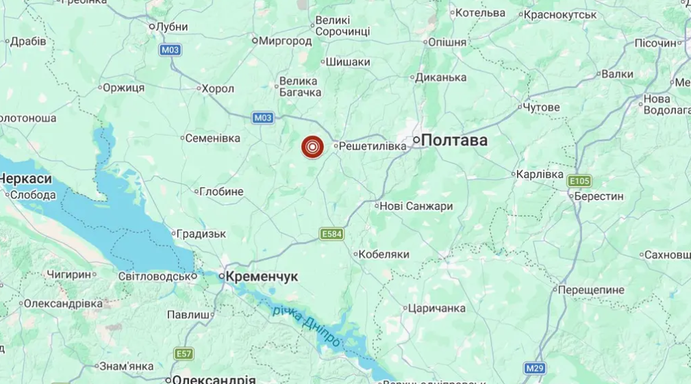 У Решетилівській громаді стався землетрус