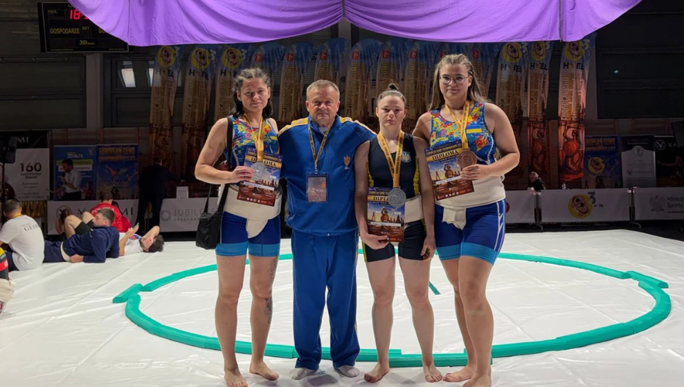 Сумоїсти з Полтавщини здобули медалі на чемпіонаті Європи